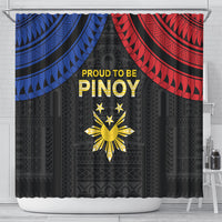 Philippines Independence Day Shower Curtain Proud To Be Pinoy
