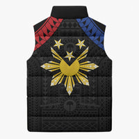 Philippines Independence Day Sleeveless Puffer Jacket Proud To Be Pinoy