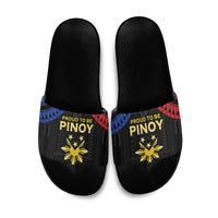 Philippines Independence Day Slide Sandals Proud To Be Pinoy