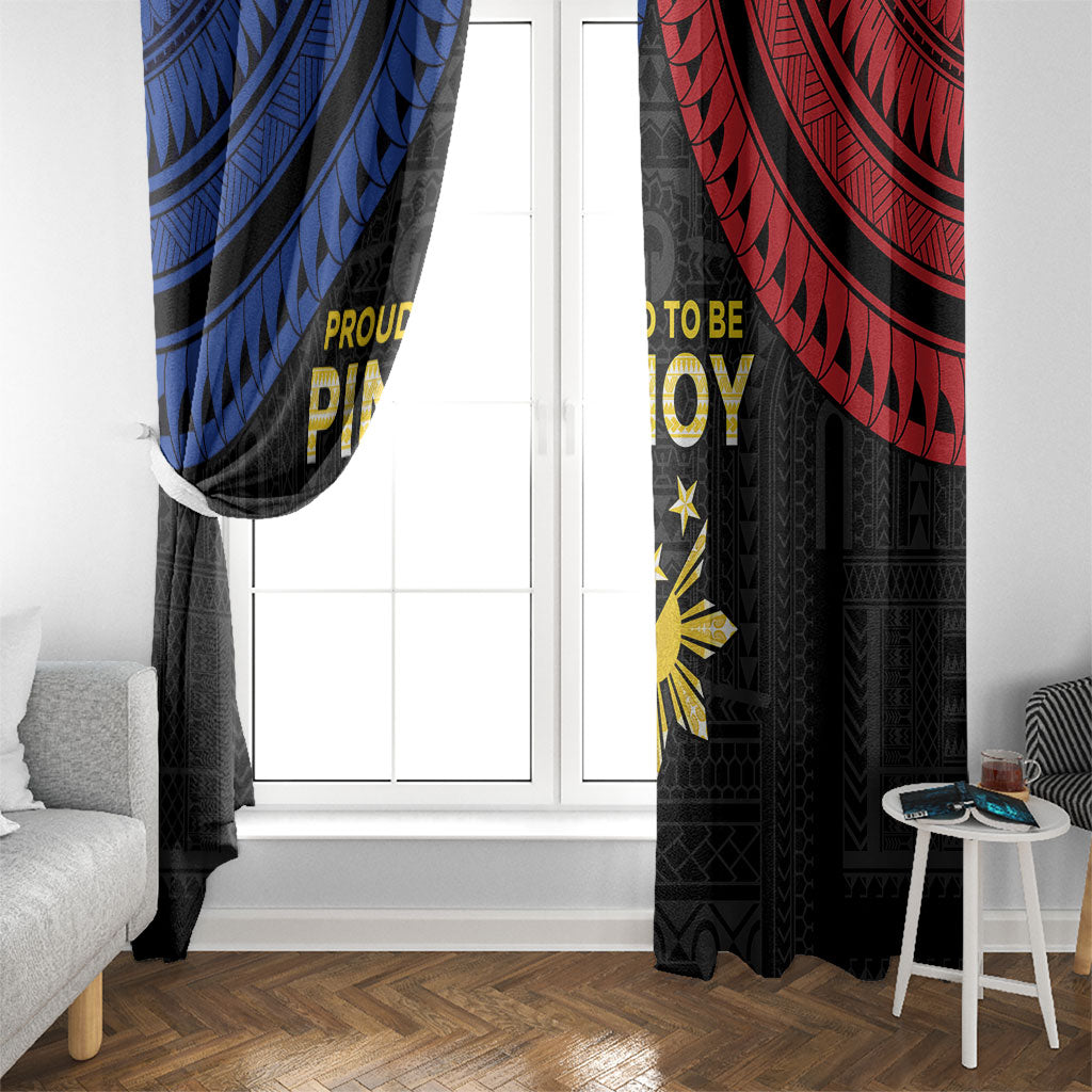 Philippines Independence Day Window Curtain Proud To Be Pinoy