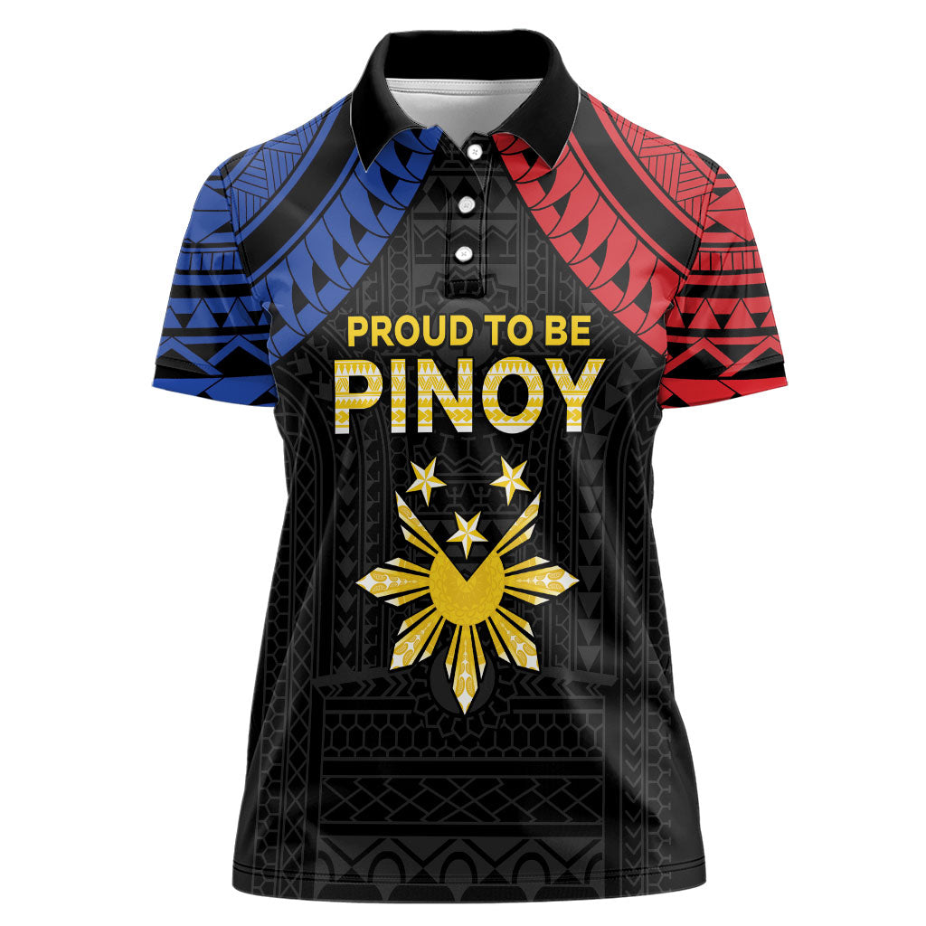 Philippines Independence Day Women Polo Shirt Proud To Be Pinoy