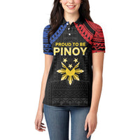 Philippines Independence Day Women Polo Shirt Proud To Be Pinoy