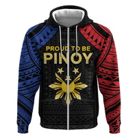 Philippines Independence Day Zip Hoodie Proud To Be Pinoy