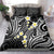 Plumeria With Black Polynesian Tattoo Pattern Bedding Set