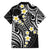 Plumeria With Black Polynesian Tattoo Pattern Hawaiian Shirt