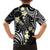 Plumeria With Black Polynesian Tattoo Pattern Hawaiian Shirt