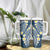 Plumeria With Blue Polynesian Tattoo Pattern Tumbler With Handle