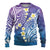 Plumeria With Galaxy Polynesian Tattoo Pattern Ugly Christmas Sweater