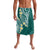 Plumeria With Teal Polynesian Tattoo Pattern Lavalava