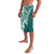 Plumeria With Teal Polynesian Tattoo Pattern Lavalava