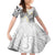 Plumeria With White Polynesian Tattoo Pattern Family Matching Mermaid Dress and Hawaiian Shirt