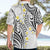 Plumeria With White Polynesian Tattoo Pattern Hawaiian Shirt