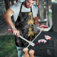 Hawaiian Honu And Surfboards Apron Gold Style - Polynesian Pride