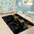 Hawaiian Honu And Surfboards Area Rug Gold Style - Polynesian Pride