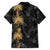 Hawaiian Honu And Surfboards Family Matching Tank Maxi Dress and Hawaiian Shirt Gold Style - Polynesian Pride
