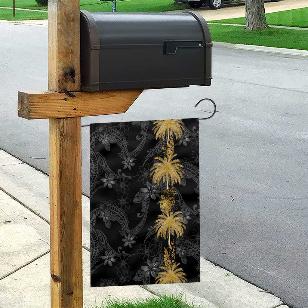 Hawaiian Honu And Surfboards Garden Flag Gold Style - Polynesian Pride