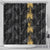 Hawaiian Honu And Surfboards Shower Curtain Gold Style - Polynesian Pride