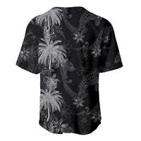 Hawaiian Honu And Surfboards Baseball Jersey Silver Style LT05 - Polynesian Pride