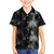 Hawaiian Honu And Surfboards Family Matching Long Sleeve Bodycon Dress and Hawaiian Shirt Silver Style - Polynesian Pride