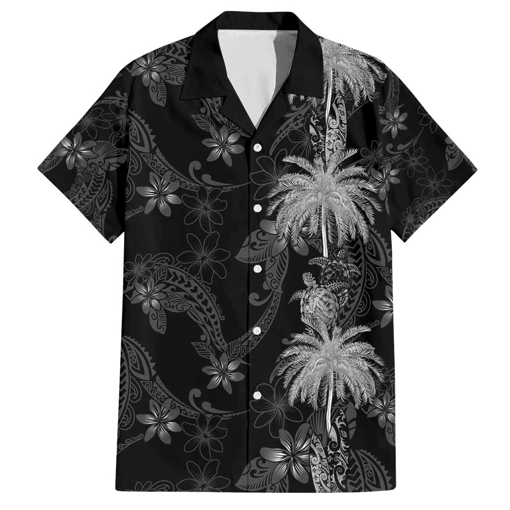 Hawaiian Honu And Surfboards Family Matching Summer Maxi Dress and Hawaiian Shirt Silver Style - Polynesian Pride