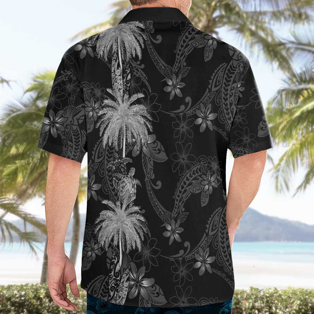 Hawaiian Honu And Surfboards Hawaiian Shirt Silver Style - Polynesian Pride
