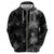 Hawaiian Honu And Surfboards Hoodie Silver Style - Polynesian Pride