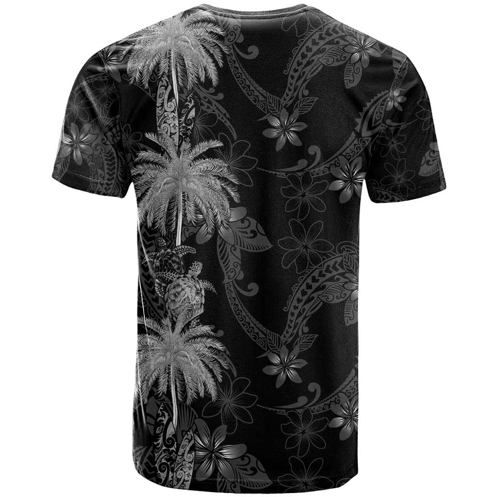 Hawaiian Honu And Surfboards T Shirt Silver Style - Polynesian Pride