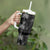 Hawaiian Honu And Surfboards Tumbler With Handle Silver Style - Polynesian Pride