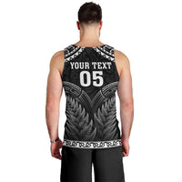 Custom New Zealand Maori Tiki Rugby Men Tank Top Go Aotearoa Maori Pattern LT05 - Polynesian Pride