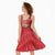 Personalized Puerto Rico Midi Dress Coqui Frog With Polynesian Pattern - Polynesian Pride