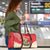 Puerto Rico Travel Bag Coqui Frog With Polynesian Pattern - Polynesian Pride
