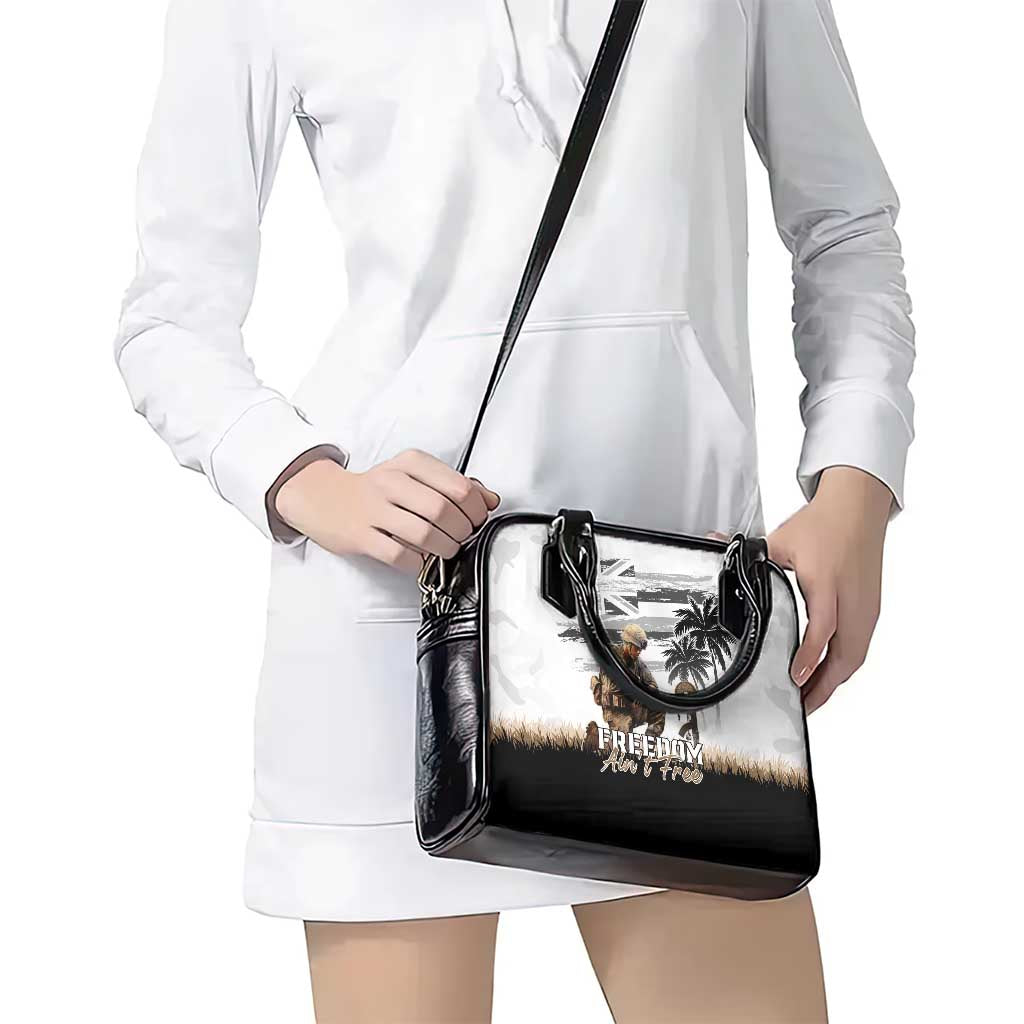 Hawaii Veterans Day Shoulder Handbag Honor The Fallen Flag Grunge Style