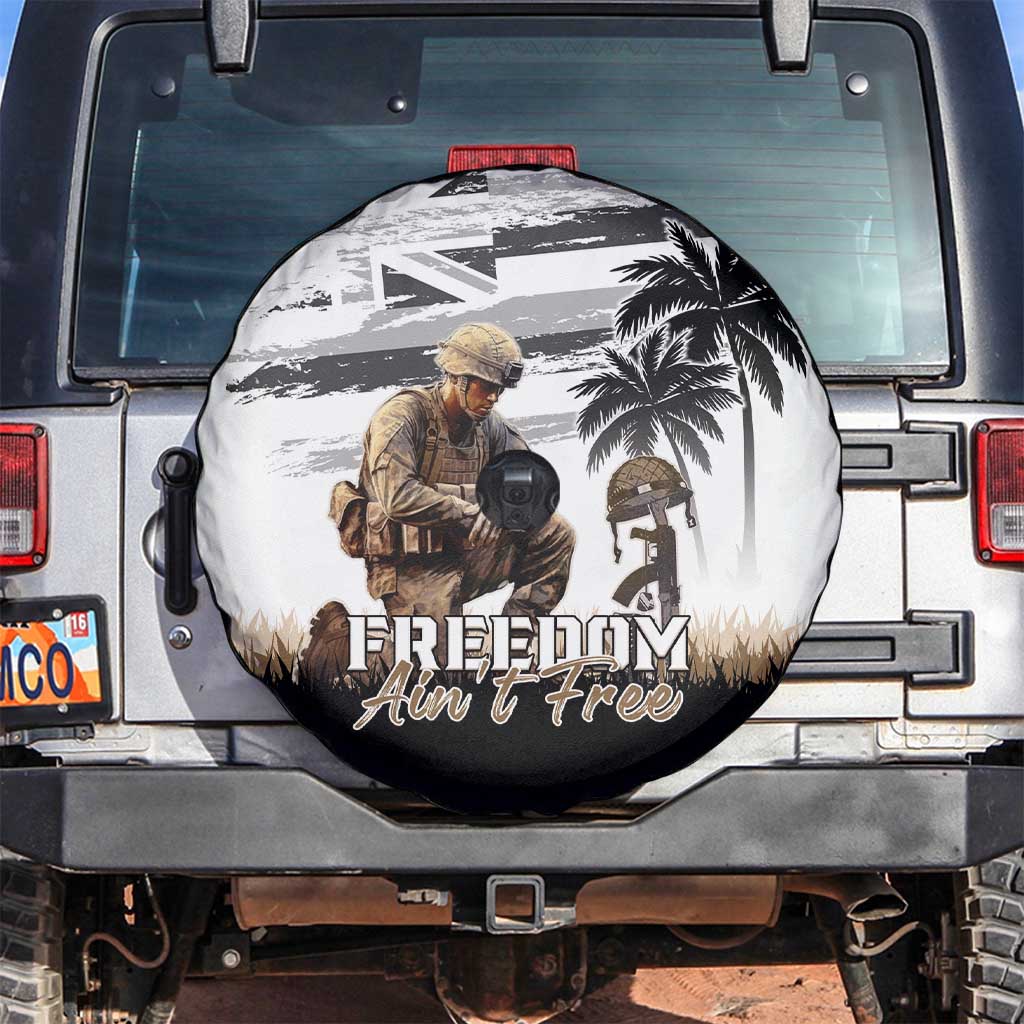 Hawaii Veterans Day Spare Tire Cover Honor The Fallen Flag Grunge Style