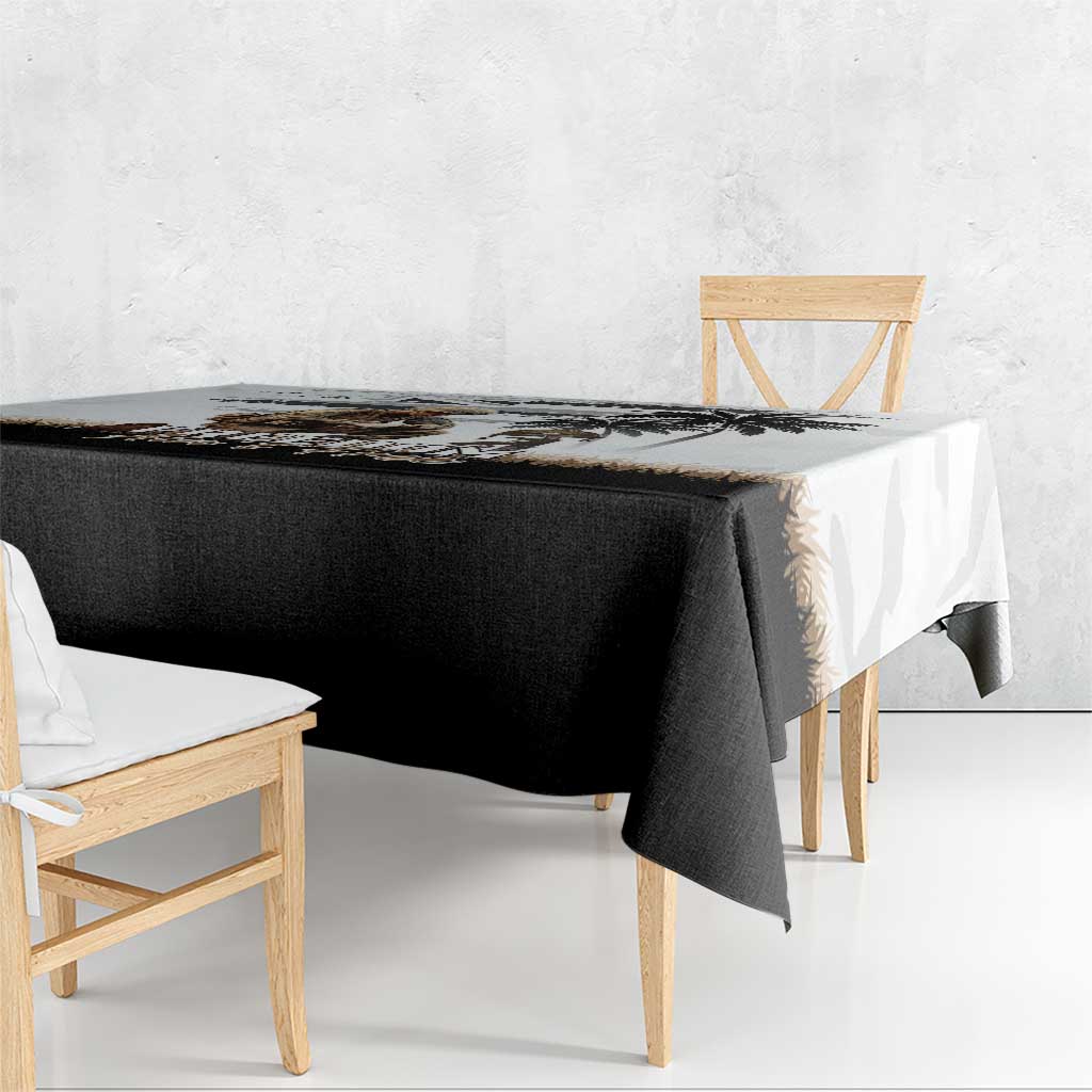 Hawaii Veterans Day Tablecloth Honor The Fallen Flag Grunge Style