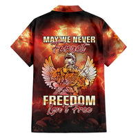 Hawaii Veterans Day Family Matching Puletasi and Hawaiian Shirt May We Never Forget Freedom Isn't Free