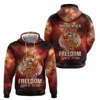 Hawaii Veterans Day Zip Hoodie May We Never Forget Freedom Isn't Free