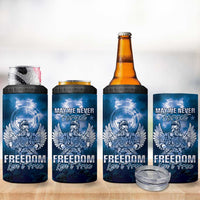 Federated States of Micronesia Veterans Day 4 in 1 Can Cooler Tumbler May We Never Forget Freedom Isn't Free