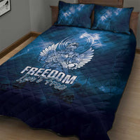 Federated States of Micronesia Veterans Day Quilt Bed Set May We Never Forget Freedom Isn't Free
