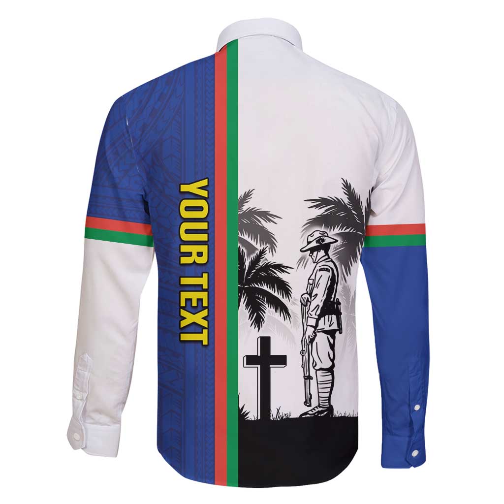 New Caledonia Armistice Day Family Matching Long Sleeve Bodycon Dress and Hawaiian Shirt Lest We Forget Flag Style