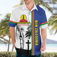 New Caledonia Armistice Day Hawaiian Shirt Lest We Forget Flag Style