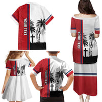Wallis and Futuna Armistice Day Family Matching Puletasi and Hawaiian Shirt Lest We Forget Flag Style LT05 - Polynesian Pride