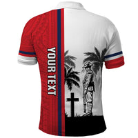 Wallis and Futuna Armistice Day Polo Shirt Lest We Forget Flag Style