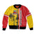 Marquesas Islands Armistice Day Bomber Jacket Lest We Forget Flag Style