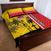 Marquesas Islands Armistice Day Quilt Bed Set Lest We Forget Flag Style