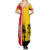 Marquesas Islands Armistice Day Summer Maxi Dress Lest We Forget Flag Style