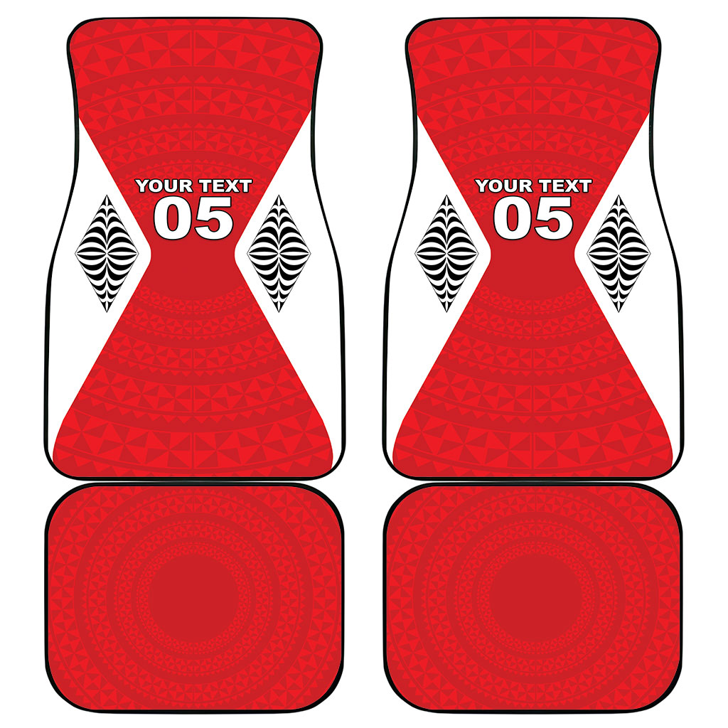 Custom 2026 Tonga Rugby XIII Car Mats Sporty Style LT05 - Polynesian Pride