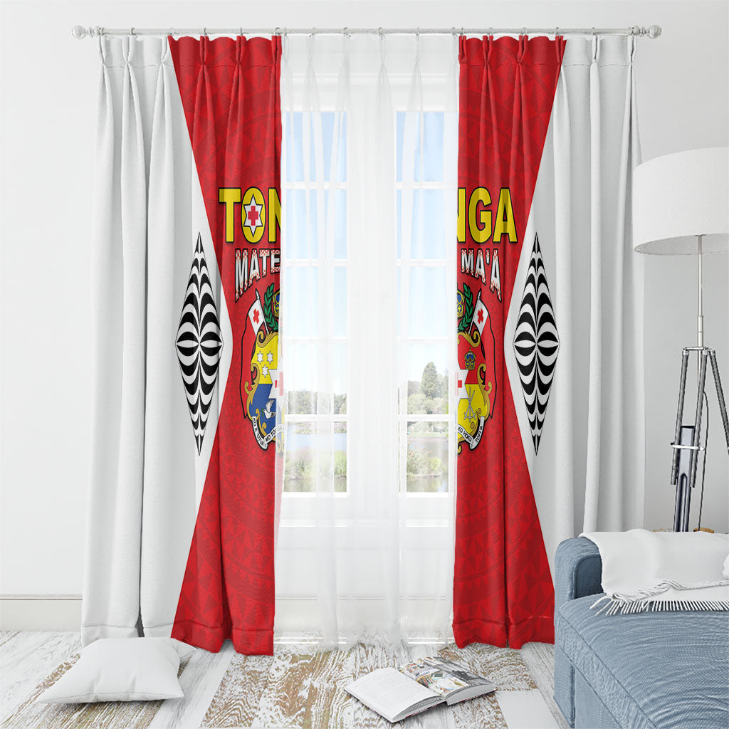 2026 Tonga Rugby XIII Window Curtain Sporty Style LT05 - Polynesian Pride