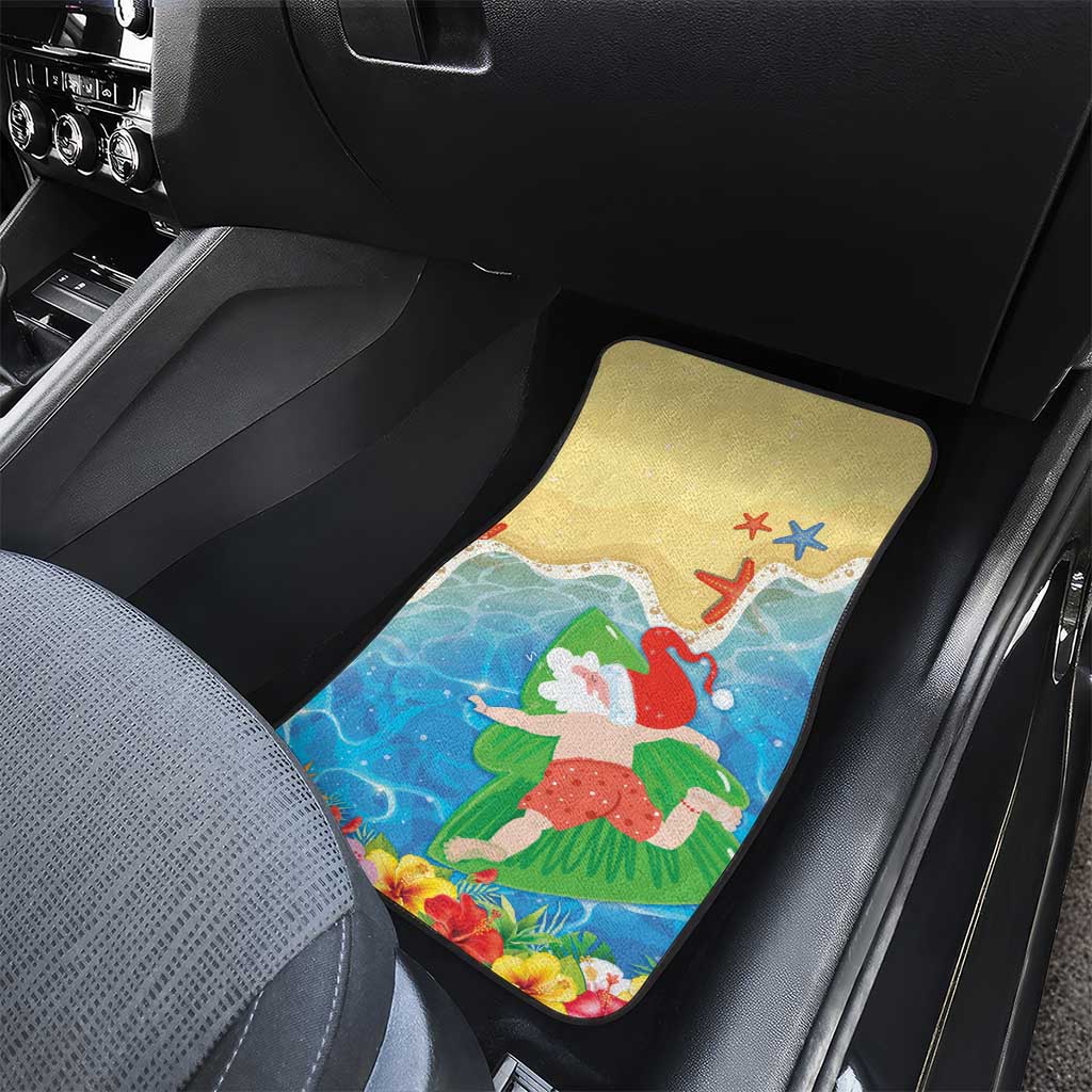 Christmas In Hawaii Car Mats Tis The Sea Sun