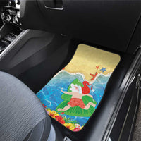 Christmas In Hawaii Car Mats Tis The Sea Sun