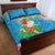 Christmas In Hawaii Quilt Bed Set Tis The Sea Sun